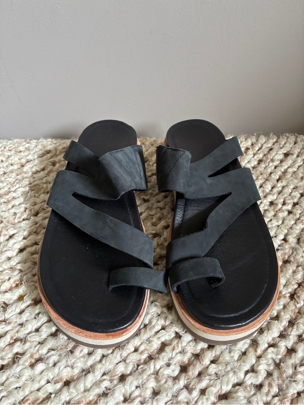 Merrell Black Slide Sandals, women’s 7